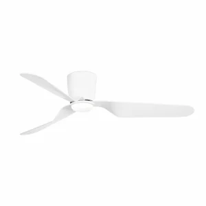 FARO BARCELONA Ventilateur de plafond Pemba L lampe LED, blanc^ Ventilateurs