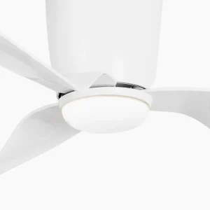 FARO BARCELONA Ventilateur de plafond Pemba L lampe LED, blanc^ Ventilateurs
