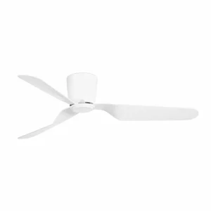 FARO BARCELONA Ventilateur de plafond Pemba L, moteur DC, blanc^ Ventilateurs