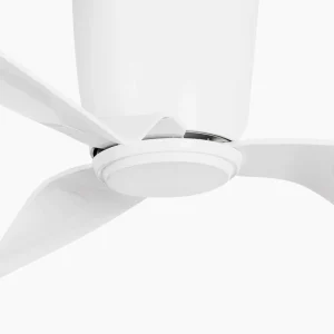 FARO BARCELONA Ventilateur de plafond Pemba L, moteur DC, blanc^ Ventilateurs