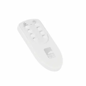 EGLO Ventilateur de plafond Sesimbra, LED, blanc, CCT, télécommande^ Ventilateurs