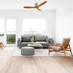 LEDS-C4 Ventilateur de plafond Stem pales bois, bois foncé^ Ventilateurs