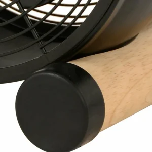 Beacon Lighting Ventilateur de table Beacon Breeze, noir/frêne, Ø 20 cm, silencieux^ Ventilateurs