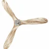 CasaFan Ventilateur Eco Genuino 152 chromé/bois clair^ Ventilateurs