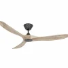 CasaFan Ventilateur Eco Genuino 152 noir/bois clair^ Ventilateurs