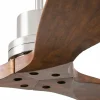 FARO BARCELONA Ventilateur Lantau, télécommande, noyer/acier^ Ventilateurs