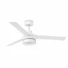FARO BARCELONA Ventilateur LED Ice télecommande enceinte bois^ Ventilateurs