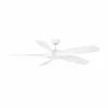 FARO BARCELONA Ventilateur plafond Cocos L à lampe LED, DC, blanc^ Ventilateurs