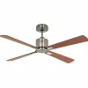 CasaFan Ventilateur plafond Eco Concept 132 cm chromé/bois^ Ventilateurs