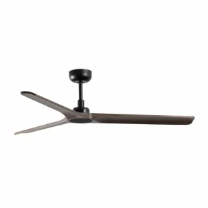 FARO BARCELONA Ventilateur plafond Heywood M DC noir/bois foncé^ Ventilateurs