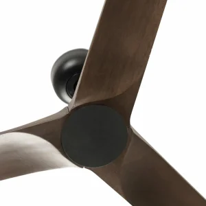 FARO BARCELONA Ventilateur plafond Heywood M DC noir/bois foncé^ Ventilateurs
