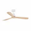 FARO BARCELONA Ventilateur plafond Lantau L DC 3 pales blanc/pin^ Ventilateurs