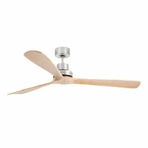 FARO BARCELONA Ventilateur plafond Lantau XL nickel mat/pin^ Ventilateurs