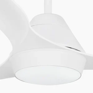 FARO BARCELONA Ventilateur plafond LED Polaris L, 3 pales, blanc^ Ventilateurs