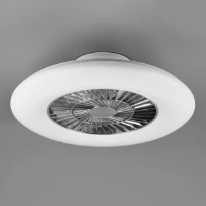 Reality Leuchten Ventilateur plafond LED Visby Ø 60cm Tunable White^ Ventilateurs