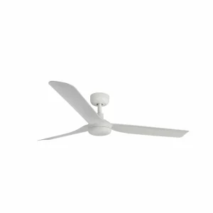 FARO BARCELONA Ventilateur plafond Point M, DC, 3 pales, blanc^ Ventilateurs