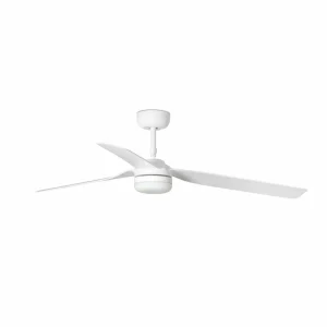 FARO BARCELONA Ventilateur plafond Point M, DC, lampe LED blanc^ Ventilateurs