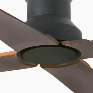 FARO BARCELONA Ventilateur plafond Winche M IP44 extérieur wenge^ Ventilateurs
