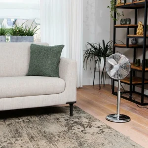 Tristar Ventilateur sur pied chromé VE5952 - réglable^ Ventilateurs