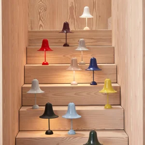 Verpan Pantop portable lampe LED dusty rose^ Lampes Décoratives