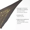 JUST LIGHT. Vélum solaire LED Voile^ Lampes Décoratives