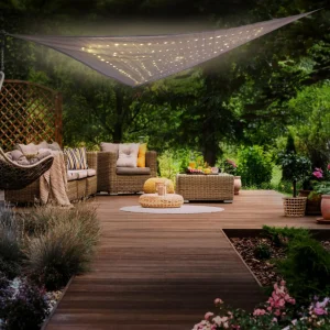 JUST LIGHT. Vélum solaire LED Voile^ Lampes Décoratives