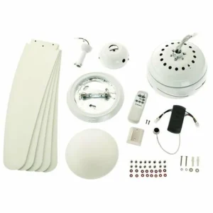 Westinghouse Bendan ventilateur, 5 pales, blanc^ Ventilateurs