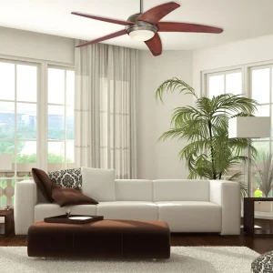 Westinghouse Bendan ventilateur LED, brun^ Ventilateurs