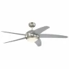Westinghouse Bendan ventilateur LED pales, argenté^ Ventilateurs