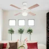 Westinghouse Vegas ventilateur, lampe, blanc/pin^ Ventilateurs