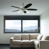 Westinghouse Ventilateur de plafond avec lumière Arius, télécommande^ Ventilateurs