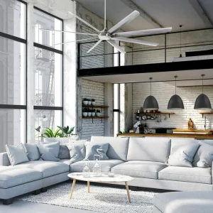 Westinghouse Widespan ventilateur plafond, nickel^ Ventilateurs