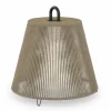 Wever & Ducré Lighting WEVER & DUCRÉ Abat-jour Costa 1.0, sable, corde, Ø 39 cm^ Matériel Électrique