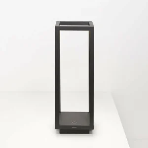 Zafferano Home lanterne batterie LED IP54 grise^ Lampes Décoratives