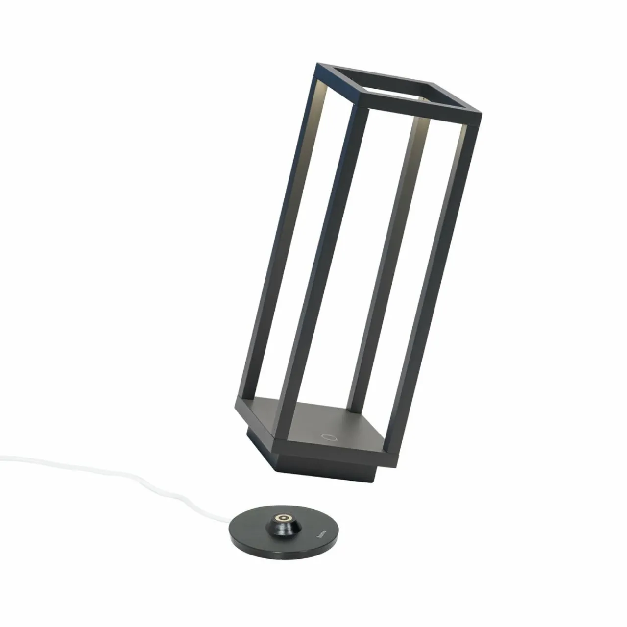 zafferano_home_lanterne_batterie_led_ip_grise_1.webp Zafferano Home lanterne batterie LED IP54 grise^ Lampes Décoratives