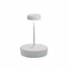 Zafferano Lampe à poser LED rechargeable Swap mini, blanc, 15 cm, IP65^ Lampes Décoratives