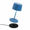 Zafferano Olivia mini 3K lampe à poser rechargeable bleu capri^ Lampes Décoratives