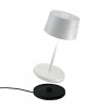 Zafferano Olivia mini 3K lampe de table rechargeable blanc^ Lampes Décoratives