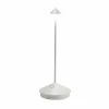 Zafferano Pina 3K lampe à poser rechargeable IP54 blanc^ Lampes Décoratives