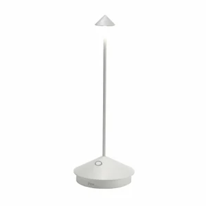 Zafferano Pina 3K lampe à poser rechargeable IP54 blanc^ Lampes Décoratives