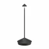 Zafferano Pina 3K lampe à poser rechargeable IP54 noir^ Lampes Décoratives