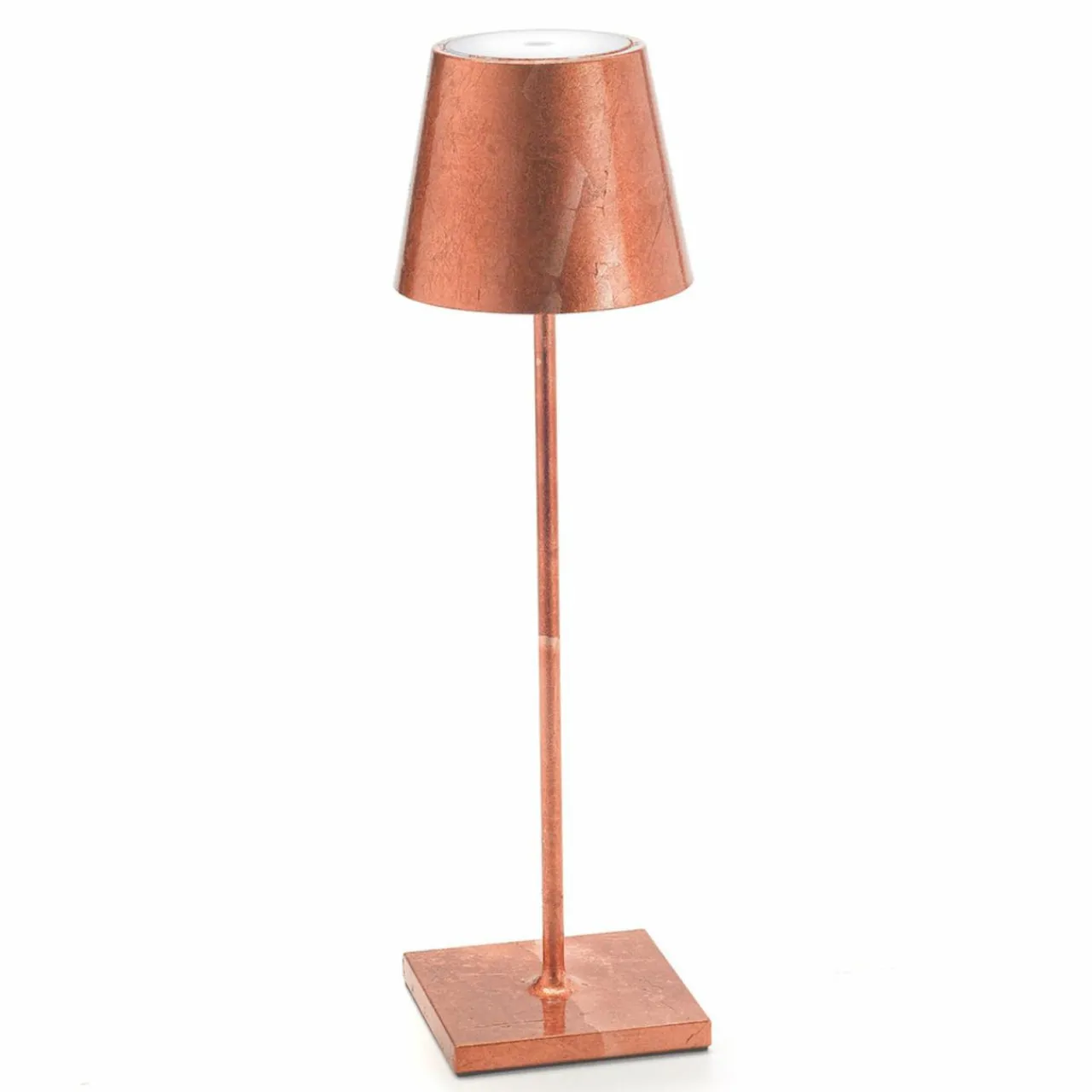 Zafferano Poldina Lampe à poser LED Batterie Décor cuivre^ Lampes Décoratives