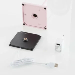 Zafferano Poldina lampe à poser LED, batterie, mat, rose^ Lampes Décoratives