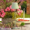 Zafferano Poldina lampe à poser LED, batterie, mat, vert^ Lampes Décoratives