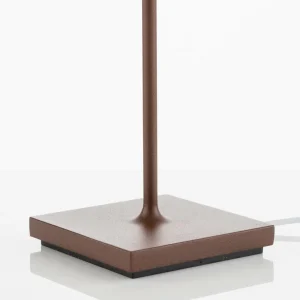 Zafferano Poldina Lampe à poser LED Batterie, mate, marron^ Lampes Décoratives