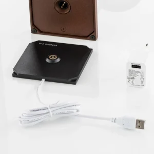 Zafferano Poldina Lampe à poser LED Batterie, mate, marron^ Lampes Décoratives