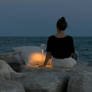Zafferano Poldina micro luminaire rechargeable, IP65 blanc^ Luminaires De Terrasse | Lampes Décoratives