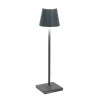 Zafferano Poldina micro luminaire rechargeable, IP65 gris foncé^ Luminaires De Terrasse | Lampes Décoratives