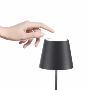 Zafferano Poldina mini lampe batterie IP65 gris^ Lampes Décoratives
