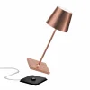 Zafferano Poldina mini luminaire rechargeable intérieur cuivre^ Lampes Décoratives